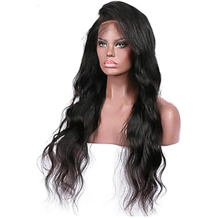 ECIF Long Natural Brazilian Fluffy Hair Wig, Black